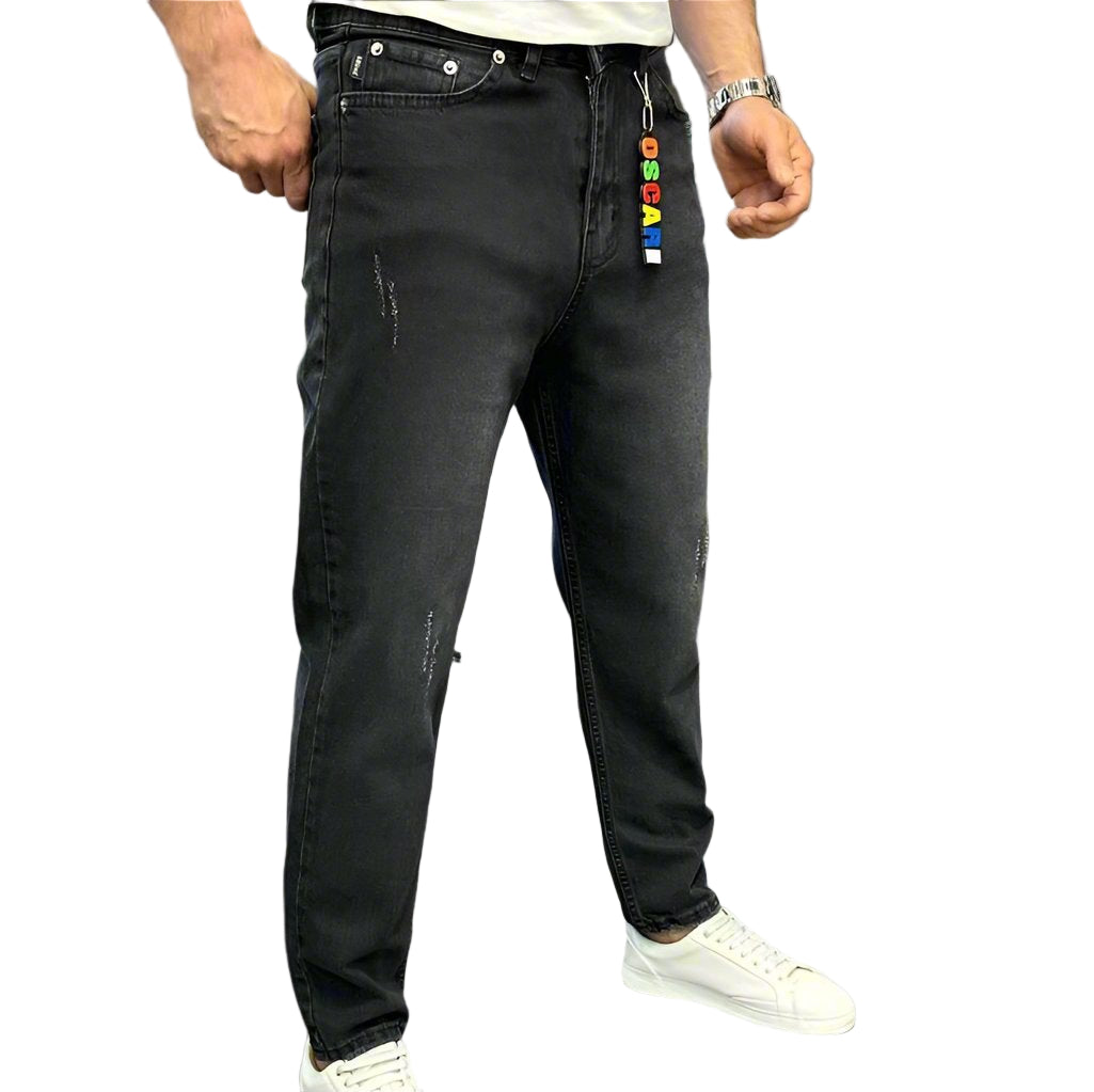 Jeans Μαύρο Παντελόνι - Άνεση και Στυλ!| OSCAR | OS5535