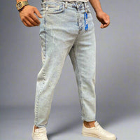 Jeans Boyfriend Ανοιχτού Χρώματος - Ελαστικό Παντελόνι| OSCAR | OS5536