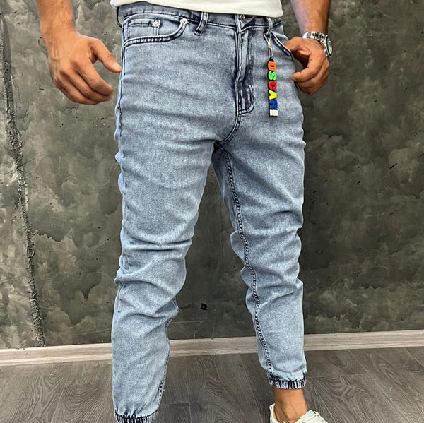 Jeans Παντελόνι Boyfriend με Λάστιχο στο Τελείωμα!| OSCAR | OS6186