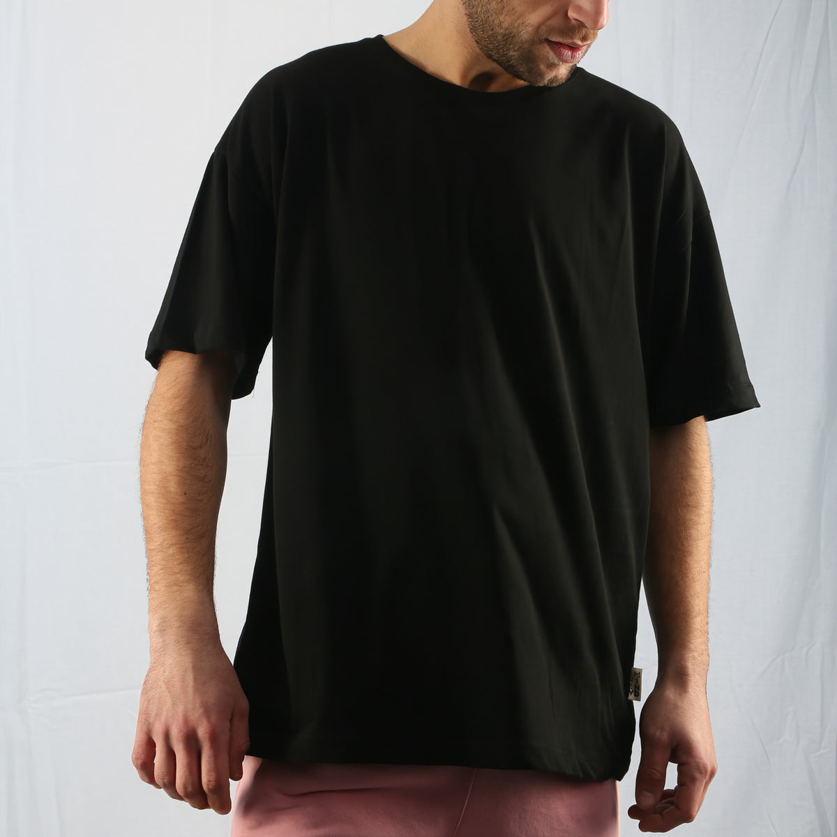 Oversize T-Shirt NEW MIND σε Λευκό & Μαύρο – εικόνα 2