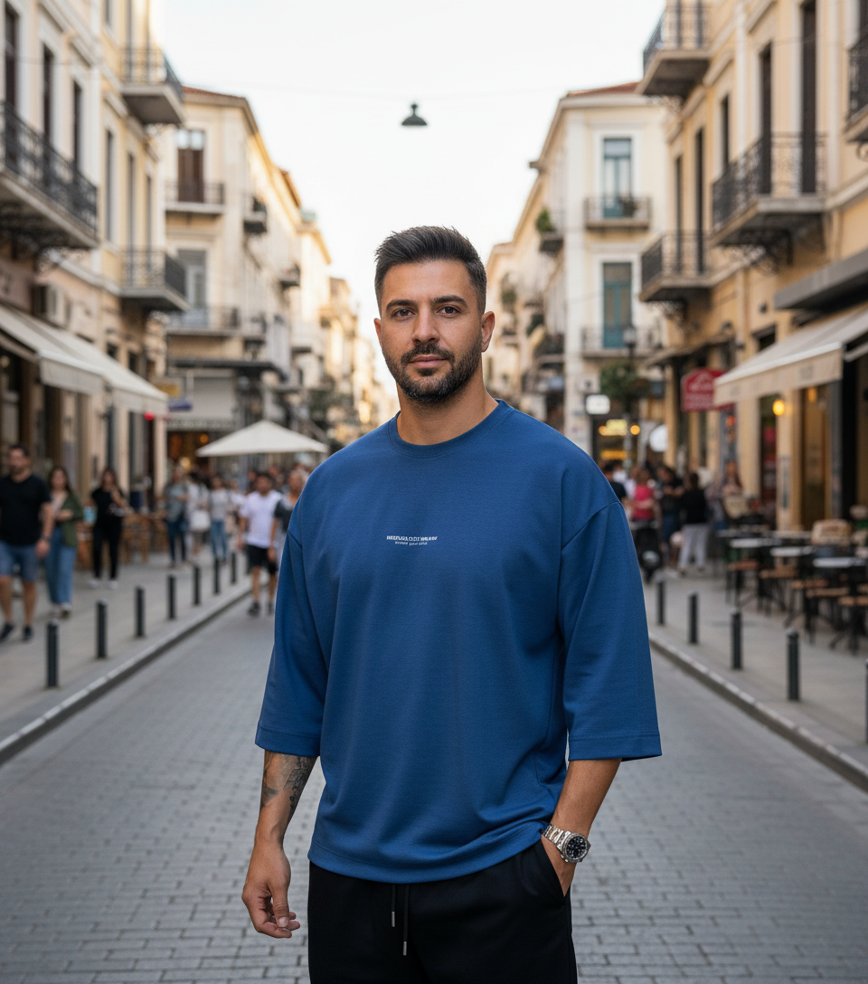 Oversized T-shirt 3/4 RECKLESS – εικόνα 2