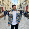 Ανδρική πλεκτή ζακέτα ethnic – εικόνα 2