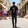 Ανδρικό T-Shirt με Στάμπα Πλάτης – εικόνα 2