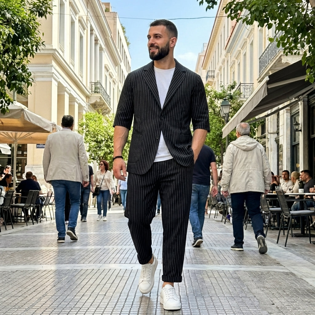Ανδρικό Ριγέ Σετ RECKLESS – εικόνα 2